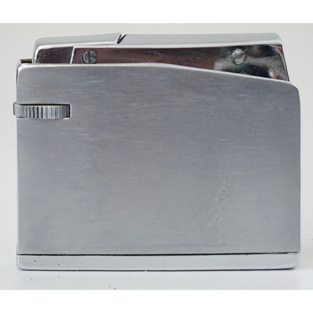 VINTAGE *NEW* 1950's ATC Colonel Silver Windproof Butane Lighter Japan