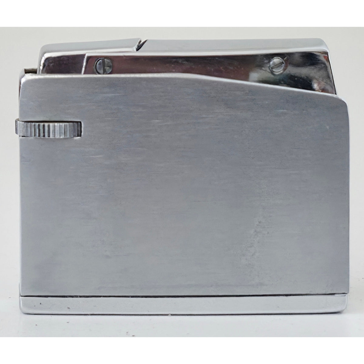 VINTAGE *NEW* 1950's ATC Colonel Silver Windproof Butane Lighter Japan