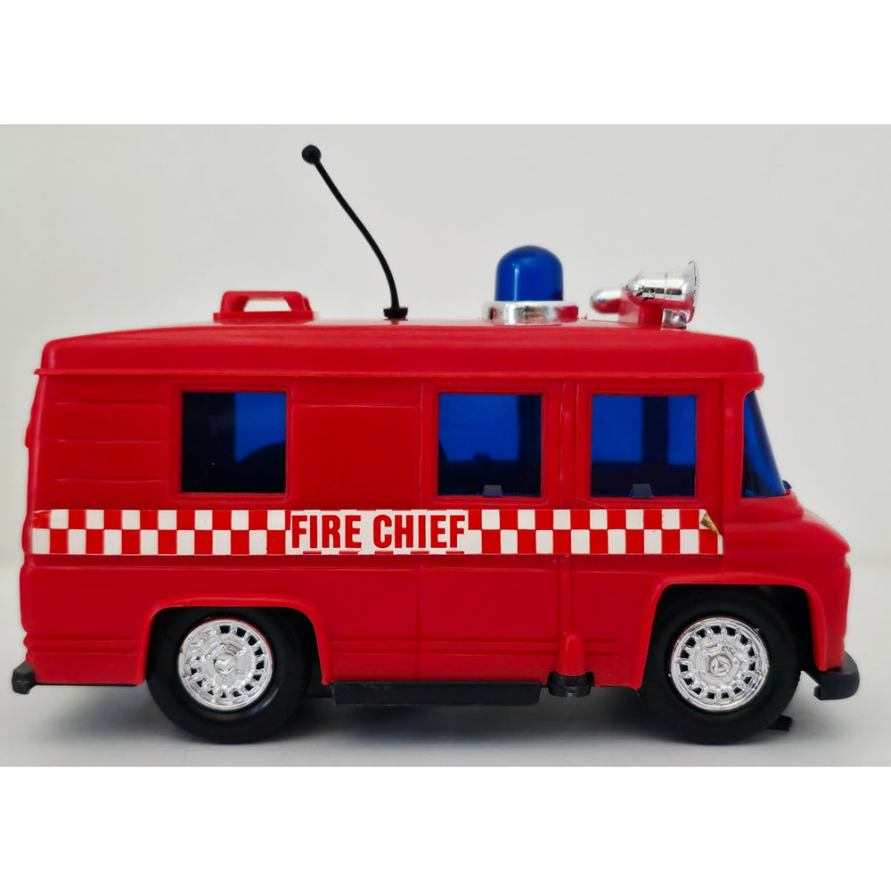 VINTAGE *NEW* 1960's Fire Chief Emergency Truck Mercedes Van w/Real Siren Sound