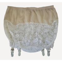 VINTAGE *NEW* 1960's Women's Empire Foundation Cream w/Lace Girdle Garter Size L