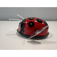 VINTAGE *NEW* 1960's K Lady Bug Wind-Up Metal Toy Japan