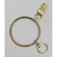 VINTAGE *NEW* 1970's The Jailers Keyring and Policeman's Whistle Brass Keychain
