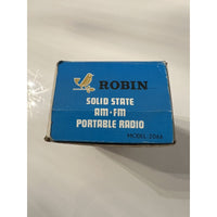 VINTAGE *NEW* Robin #2066 Solid State AM/FM Portable Radio