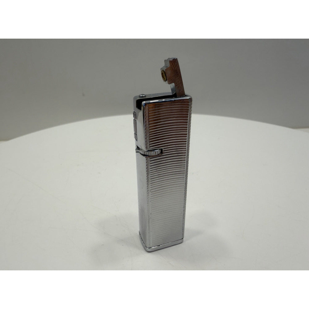 VINTAGE *NEW* 1950's Stellar Silver Textured Super Lighter