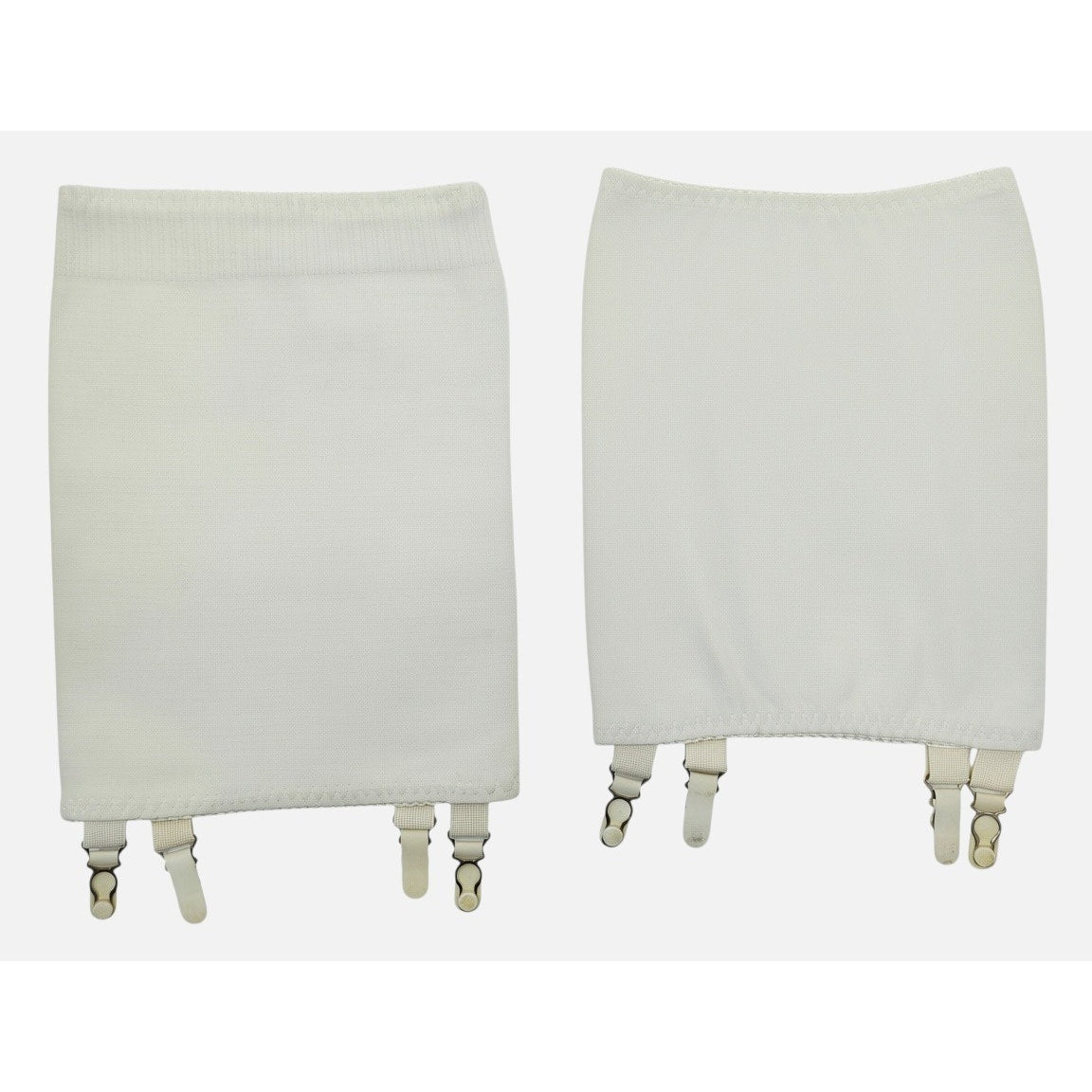 VINTAGE *PRISTINE* 1960's Magic Stretch Women's Cream Girdles Size 24-30 Set 2