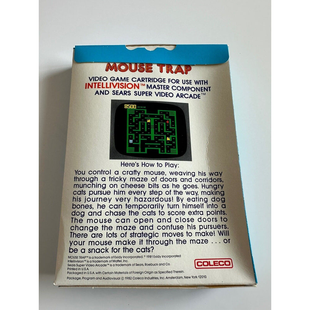 VINTAGE *NEW* Mouse Trap (Intellivision) Sealed
