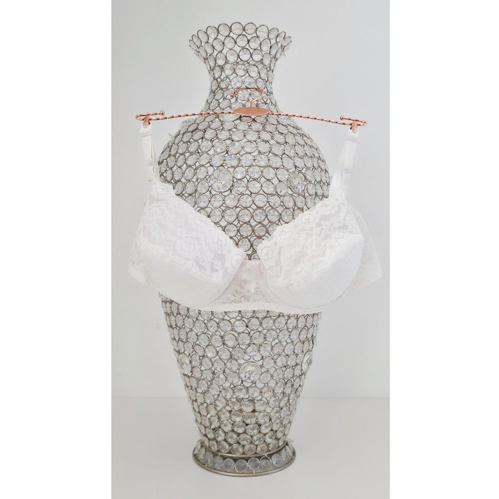 VINTAGE *NEW* 1960's Women's White Lace Push-Up Bra Size 38B USA