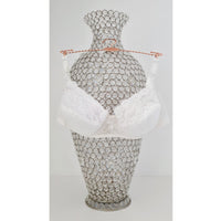 VINTAGE *NEW* 1960's Women's White Lace Push-Up Bra Size 38B USA
