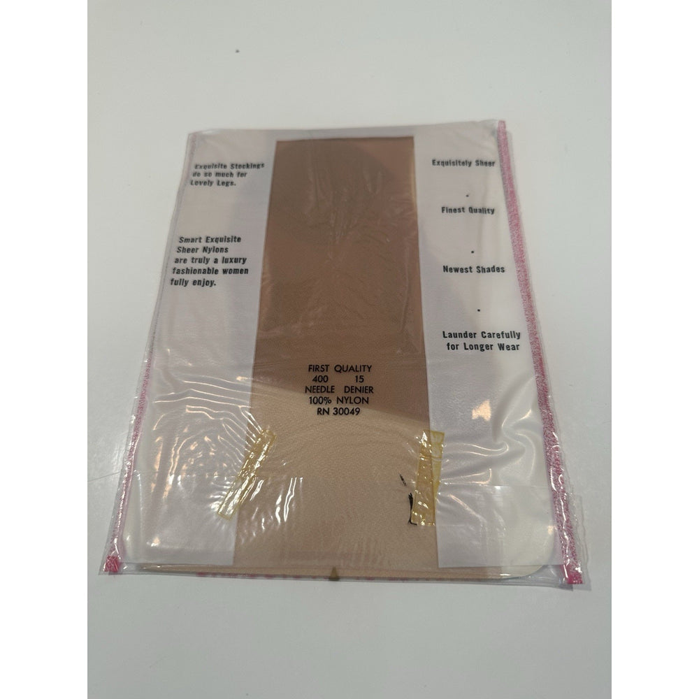 VINTAGE *NEW* Fashion By Sabrina Hosiery Seamless-Lt Beige Sz 8.5 X 3-Pack