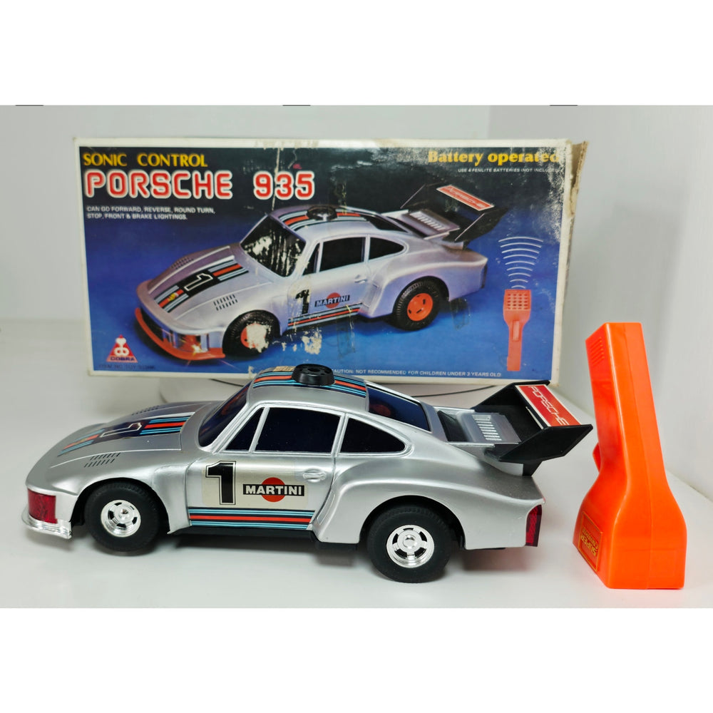 VINTAGE *NEW* 1979 Cobra Sonic Control Porsche 935 Battery Operated Toy Car