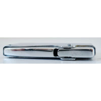 VINTAGE *NEW* 1960's Modern De Luxe Silver Tone Striped Lighter in Box Japan