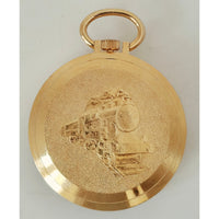 VINTAGE *NEW* 1960's Lucerne Swiss Locomotive Pocket Watch