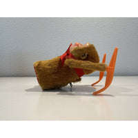 VINTAGE *NEW* 1950's Acrobatic Flipping Wind-Up Monkey Toy Clockwork/Elmar