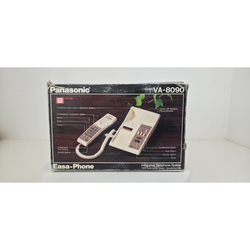 VINTAGE *NEW* 1980's Panasonic White Easa-Phone VA-8090 Telephone