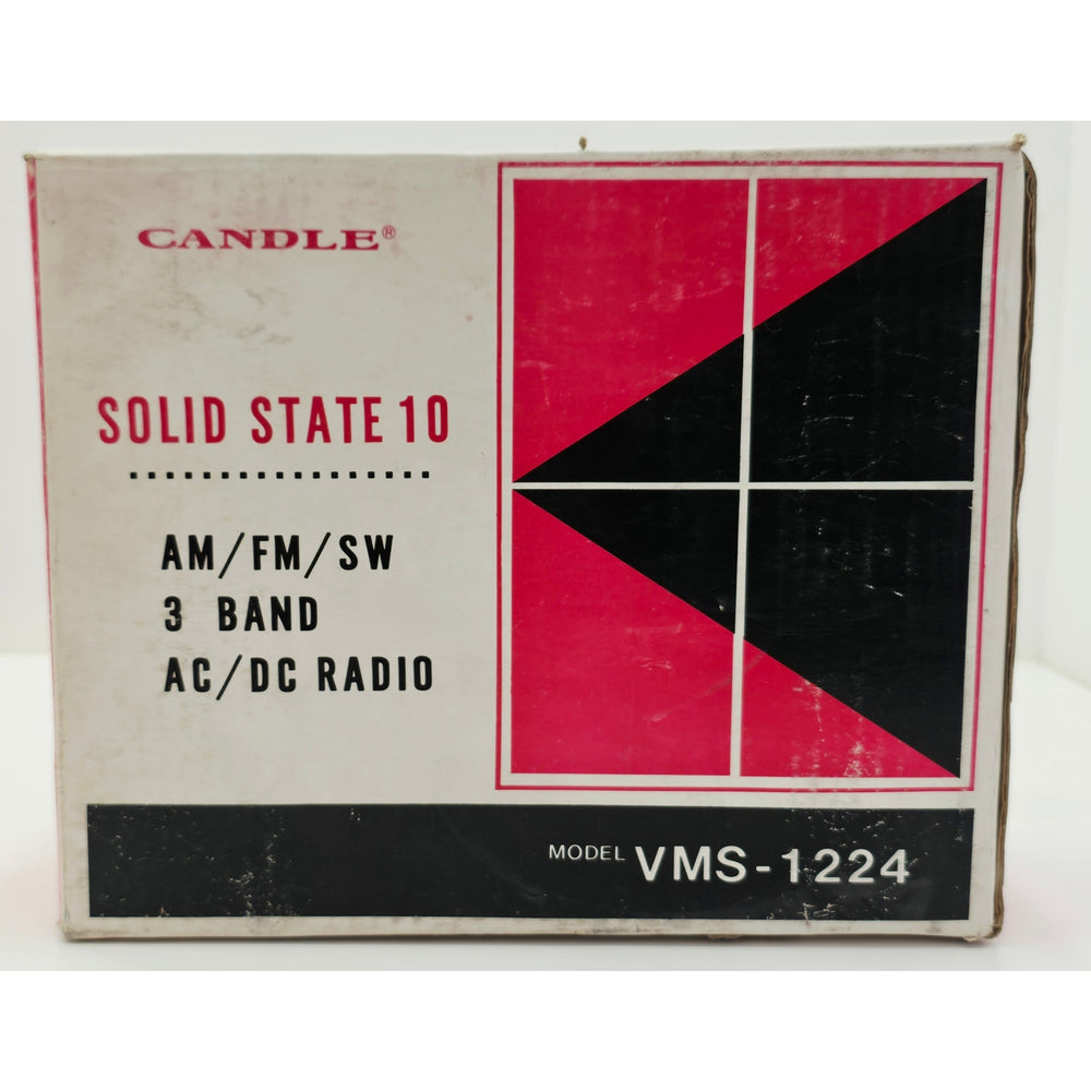 VINTAGE *NEW* 1970's Candle VMS-1224 3-Band AM/FM AC/DC Radio