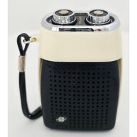 VINTAGE *NEW* 1960's Sakura FS-19 Green/Black Solid State Micro Transistor Radio