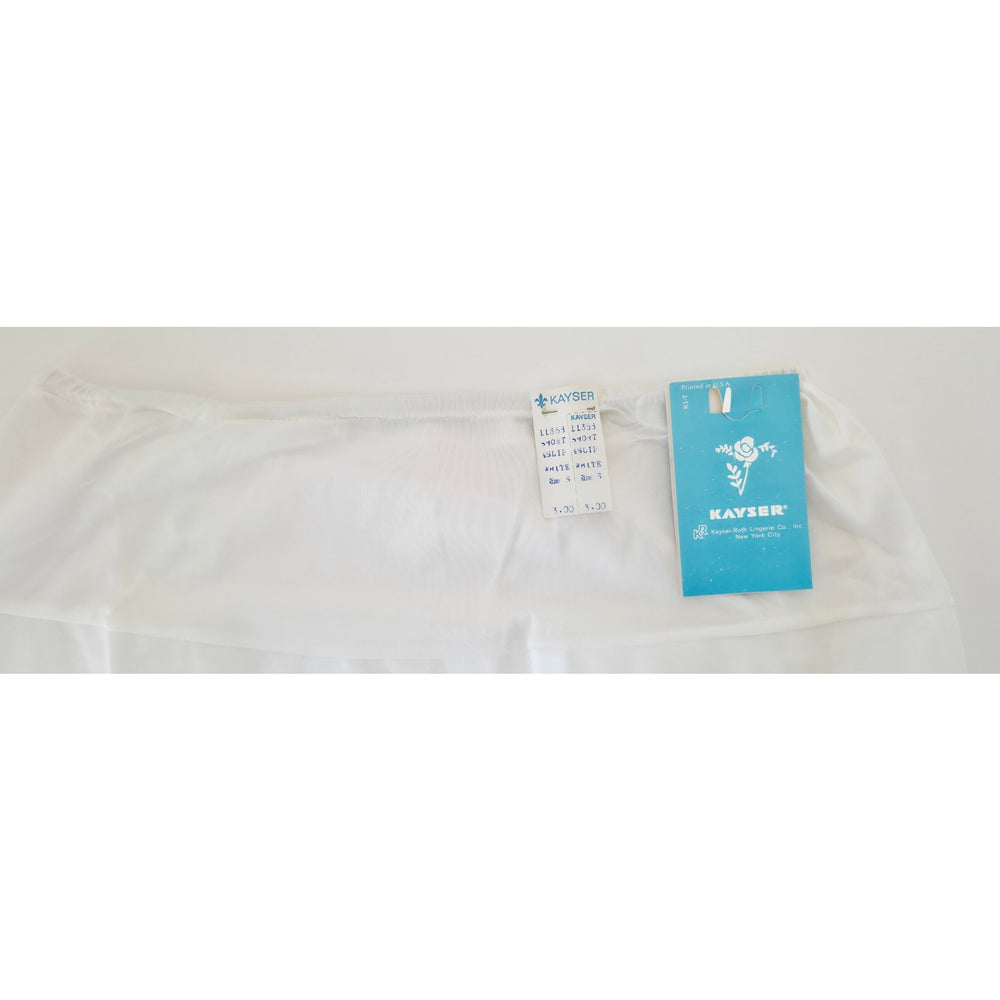 VINTAGE *NEW* 1960's Kayser Women's White Half Slip Size S