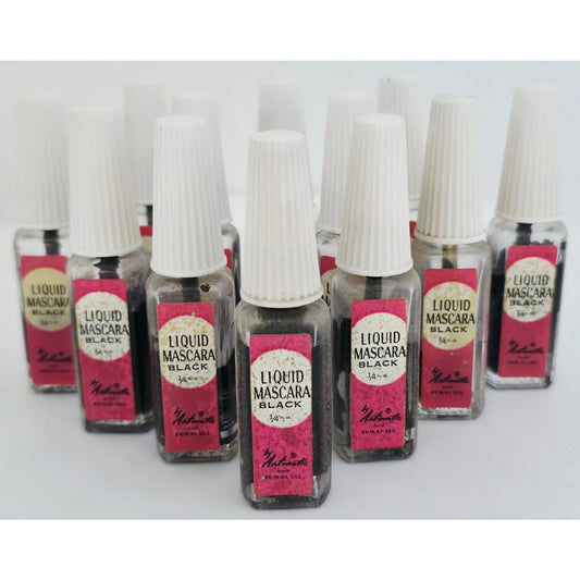 VINTAGE *NEW* 1970's Artmatic Liquid Eye Liner Black USA Set of 12 in Original Box