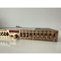 VINTAGE *NEW* American hi-fi #EQ200 20-Band Equalizer/ Hi-Power AMP