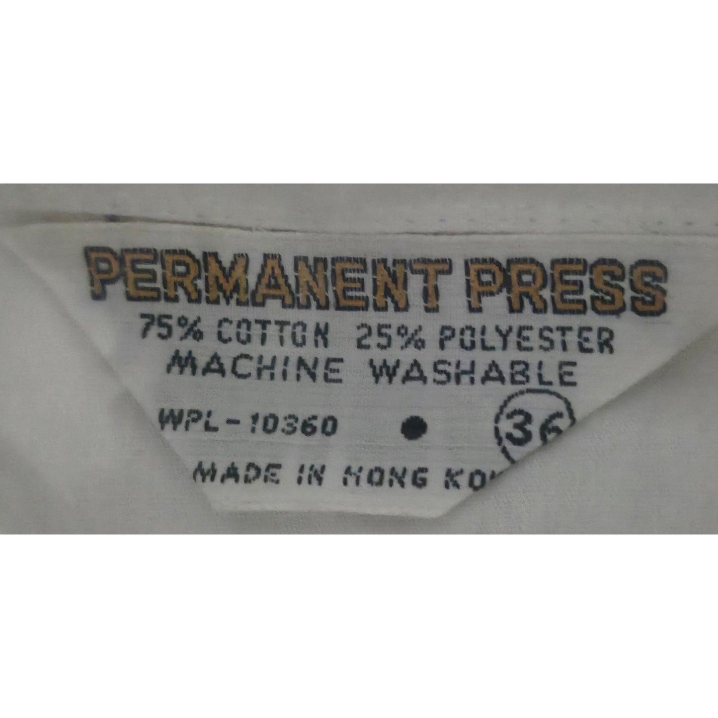 VINTAGE *NEW* 1960's Women's Mini Fashion Shirt White Cotton Blend (Pointed Collar) Size 36