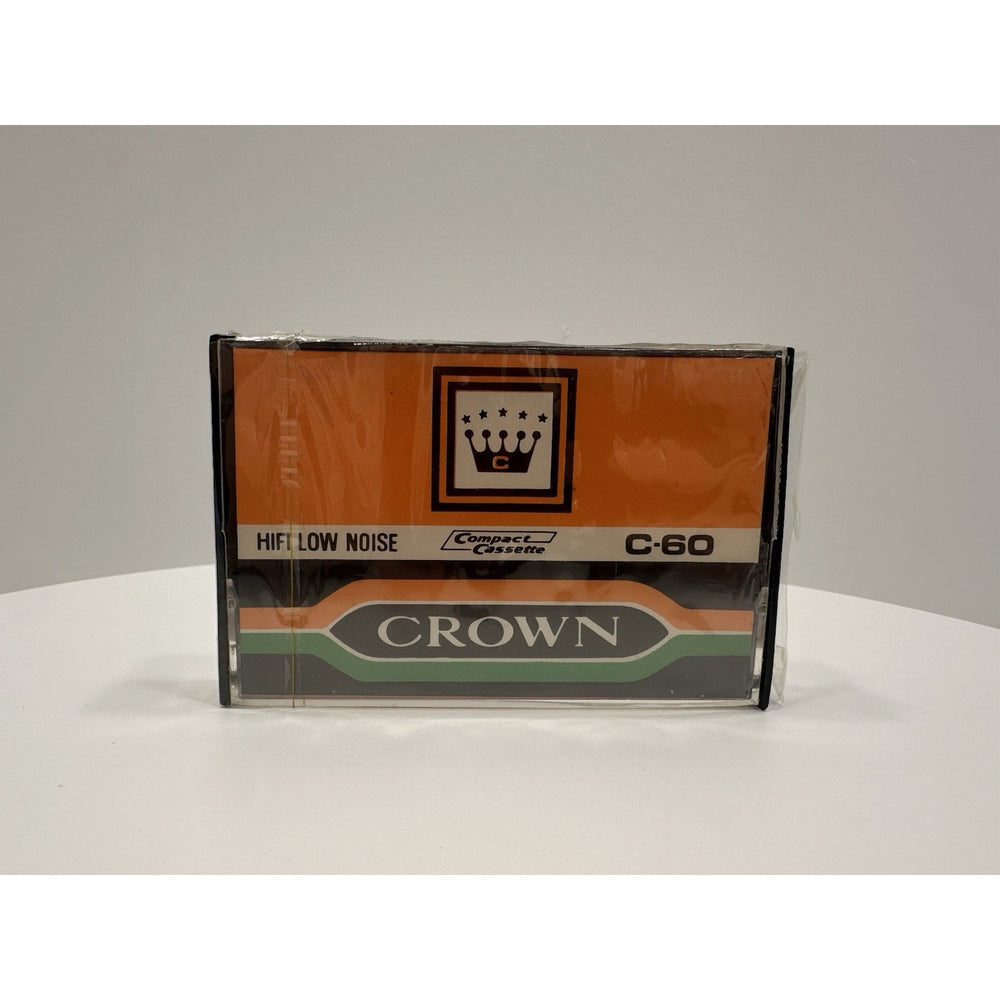 VINTAGE *NEW* 1970's Crown C-60 HiFi Low Noise Lot of 9 Blank Cassette Tapes