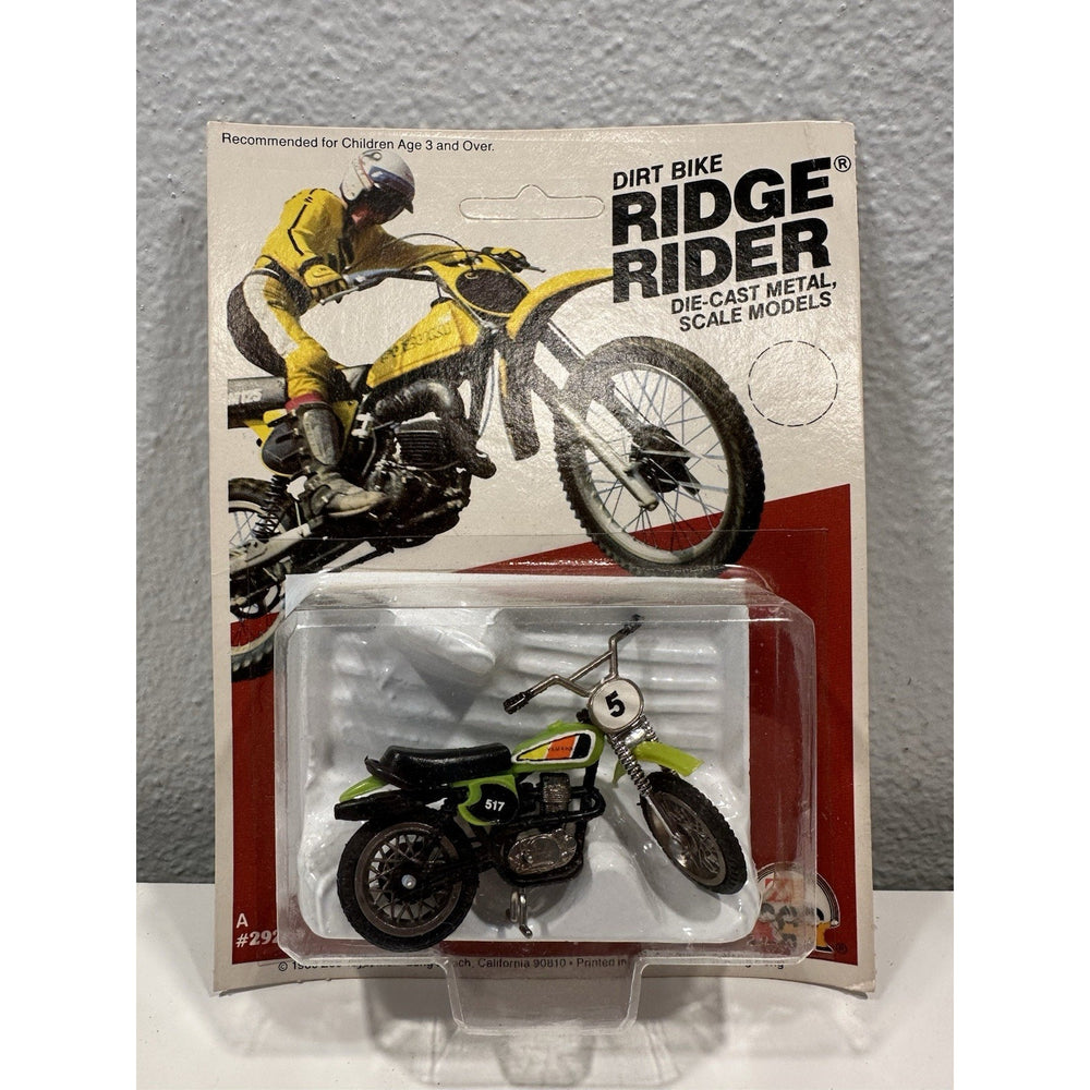VINTAGE *NEW* 1981 Ridge Rider Yamaha TT500 Dirt Bike Die Cast Toy Motorcycle
