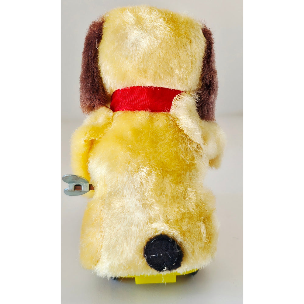 VINTAGE *NEW* 1960's Puppy Drummer Wind-Up Toy by Elmar