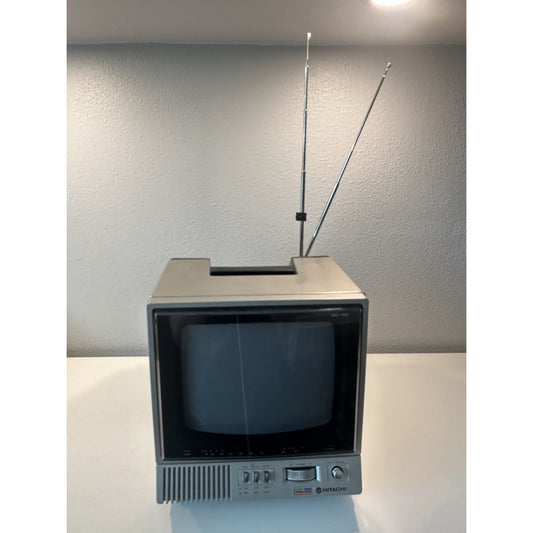 Needs Lovin' - VINTAGE '83 Hitachi 9” TV #CT0911 Color Television
