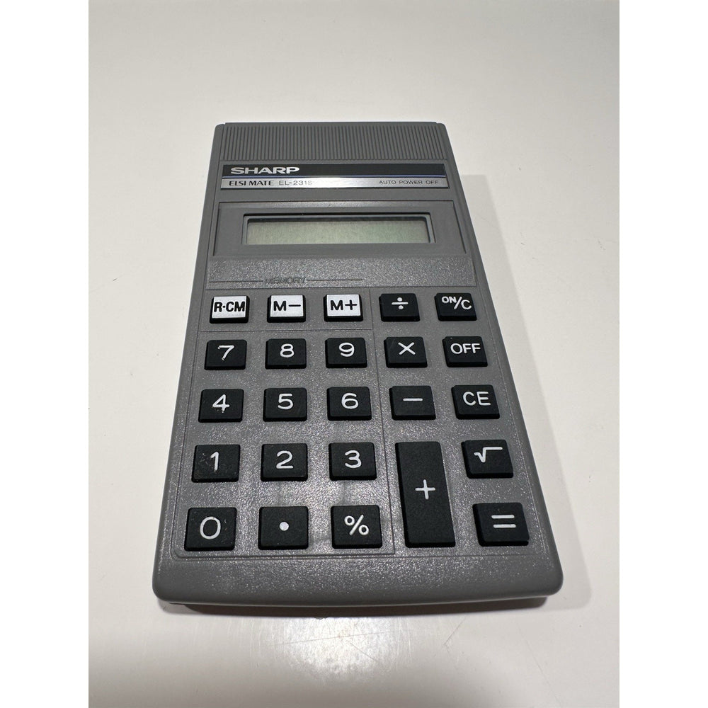 VINTAGE *NEW* 80's Sharp Elsi Mate EL-231S Electronic Calculator JAPAN