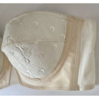 VINTAGE *NEW* 1960's Stephanie Women's Cream Strapless Bra Size 36B Lot of 3