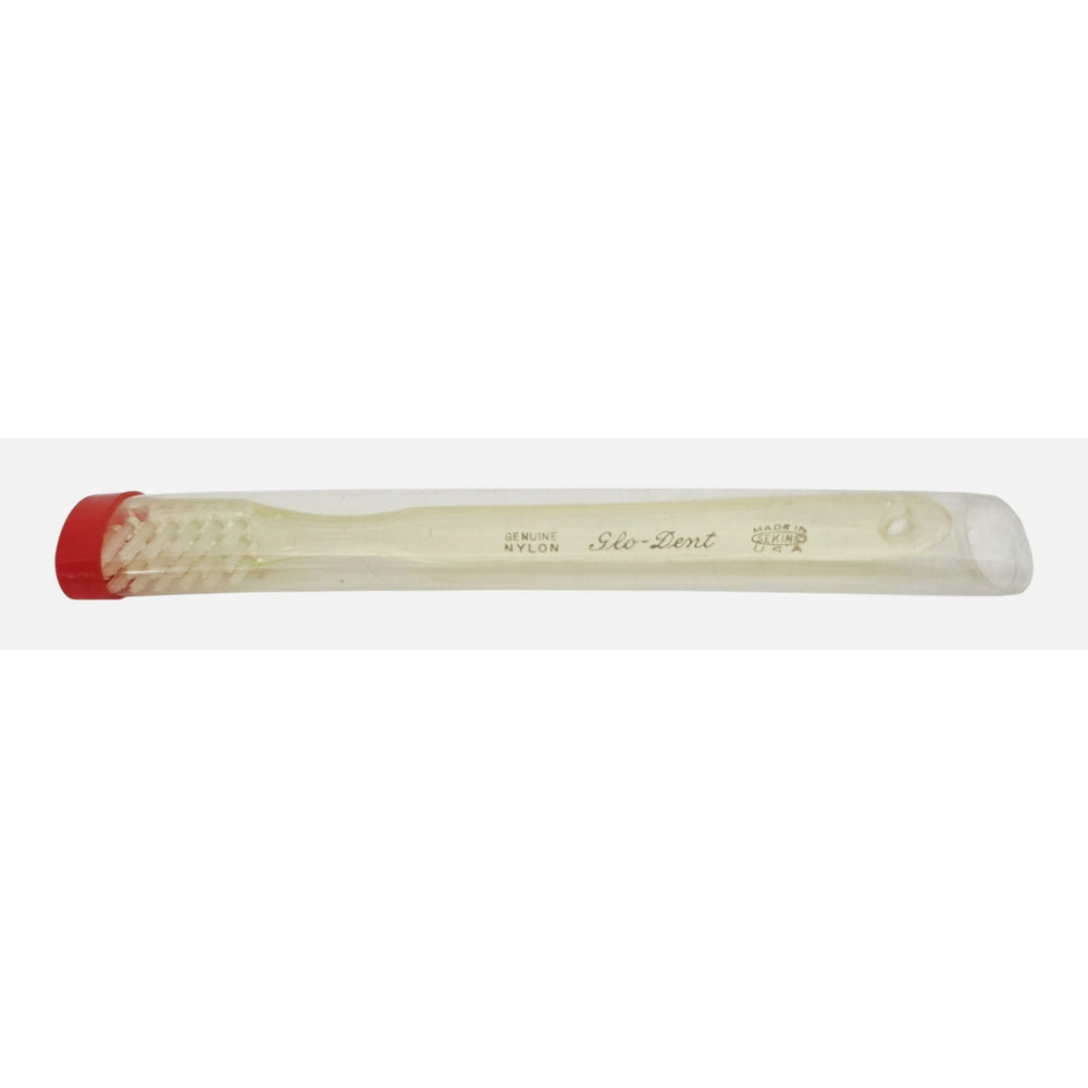 VINTAGE *NEW* 1960's Colgate Medium Bristle Toothbrush - Yellow
