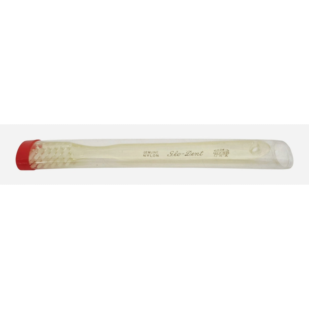 VINTAGE *NEW* 1960's Colgate Medium Bristle Toothbrush - Yellow