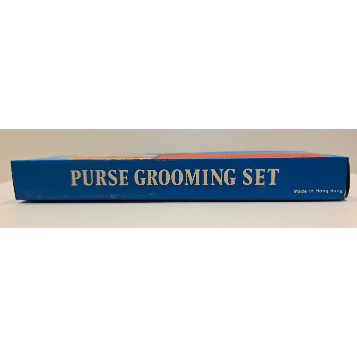 VINTAGE *NEW* 1970's Purse Grooming Set Brush Comb Mirror with  Black Case
