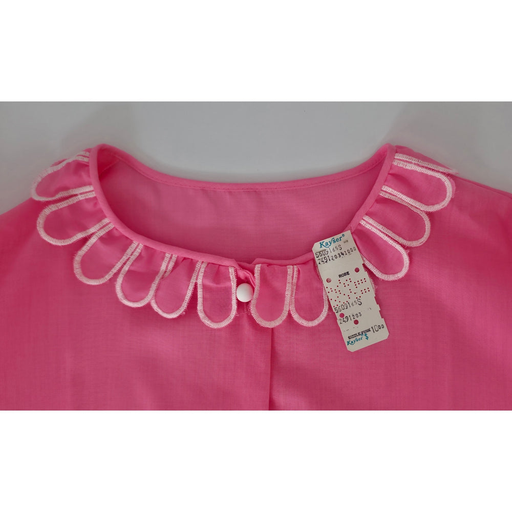 VINTAGE *NEW* 1960's Kayser Women's Hot Pink Button Down Dress Size S