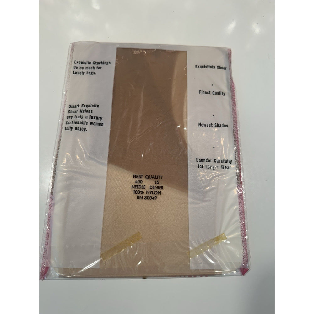 VINTAGE *NEW* Sabrina Hosiery Sheer Seamless-Plain Knit-Lt Beige Sz 10 X 11-Pack