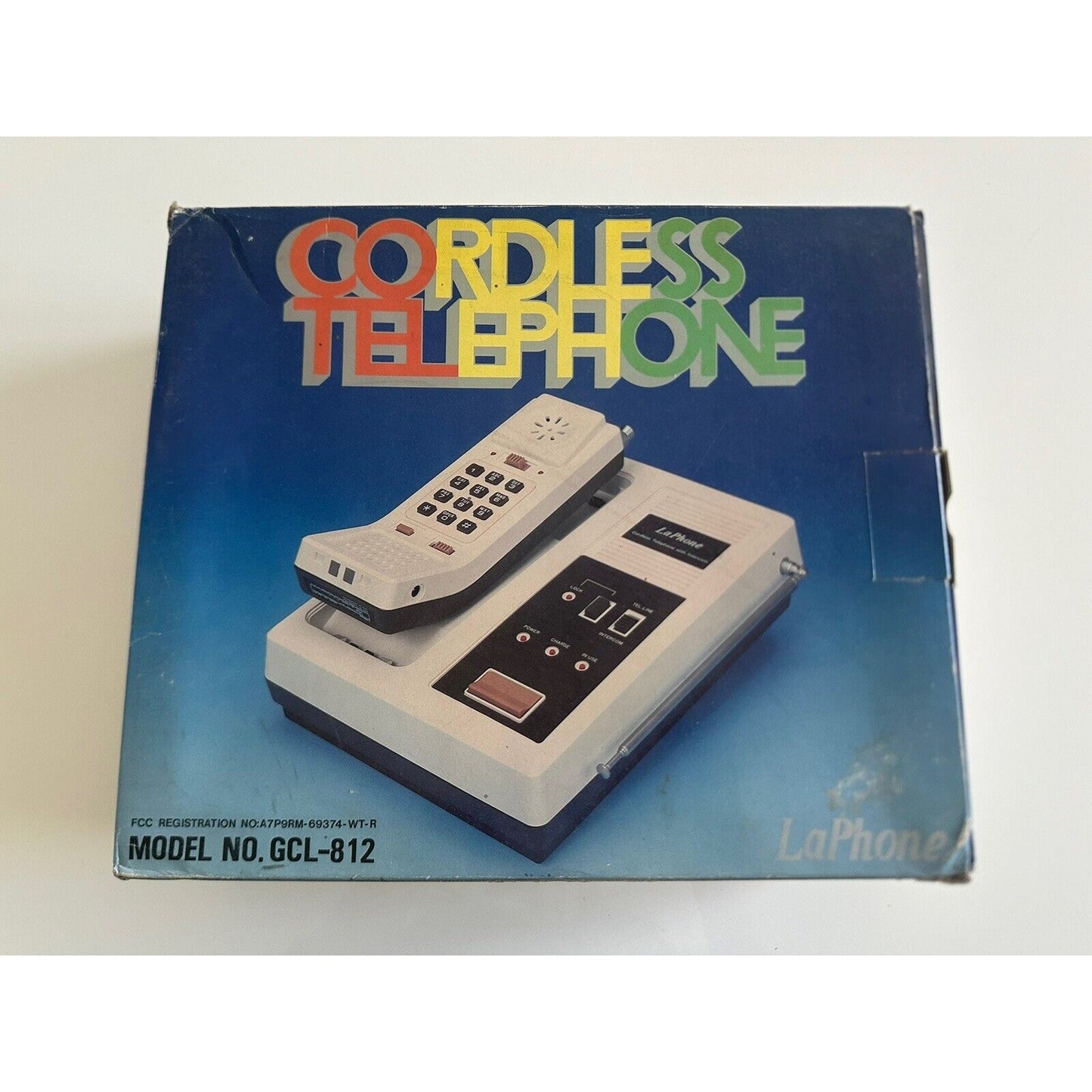 VINTAGE *NEW* LaPhone Portable Cordless Telephone w/ Antenna