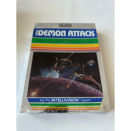 VINTAGE *NEW* IMAGIC Demon Attack Intellivision Factory Shrinkwrapped