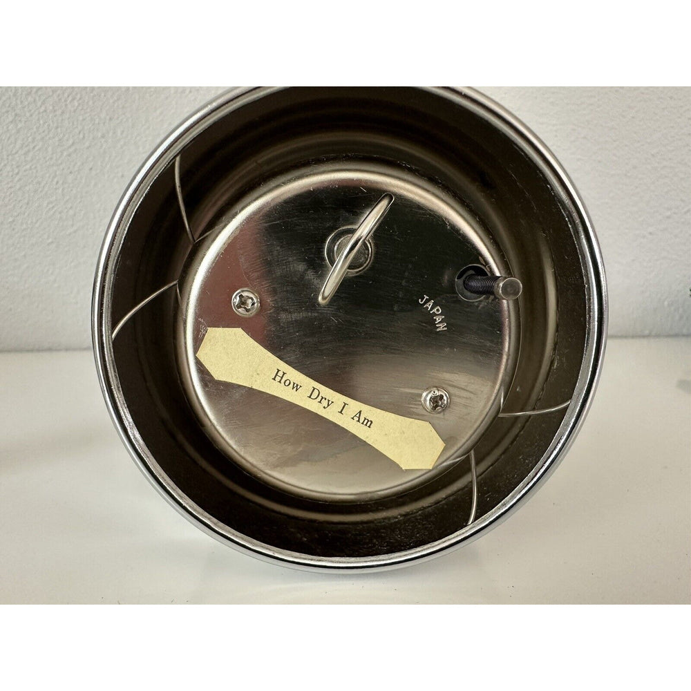 VINTAGE *NEW* Black Coat of Arms Music Box Decanter-"How Dry I Am"