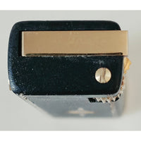 VINTAGE *NEW* 1950's Imperial Black and Gold Butane Lighter