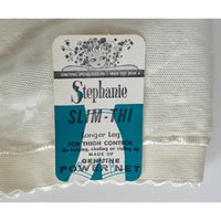 VINTAGE *NEW* 1960's Women's Cream High-Waisted Girdle with Garter Size S USA