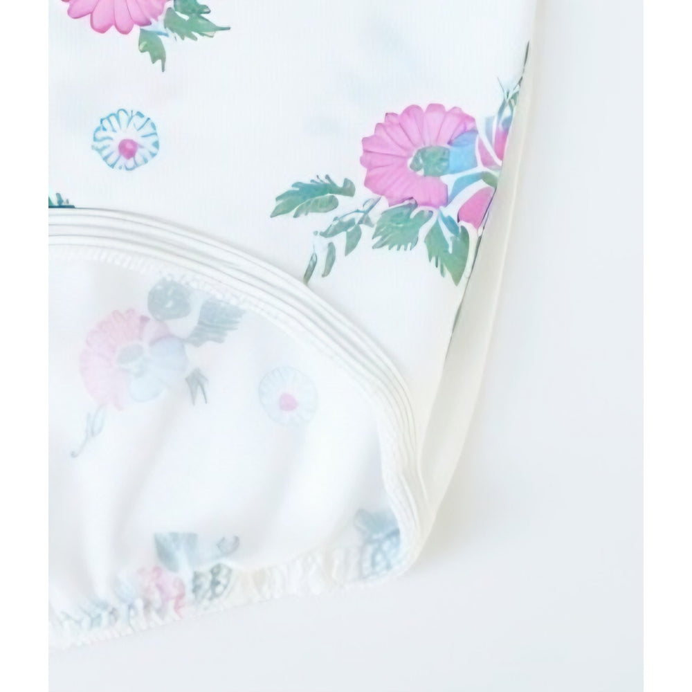 VINTAGE *NEW* 1960's Women's White Flower Print Panties Underwear Size 6 (M) USA