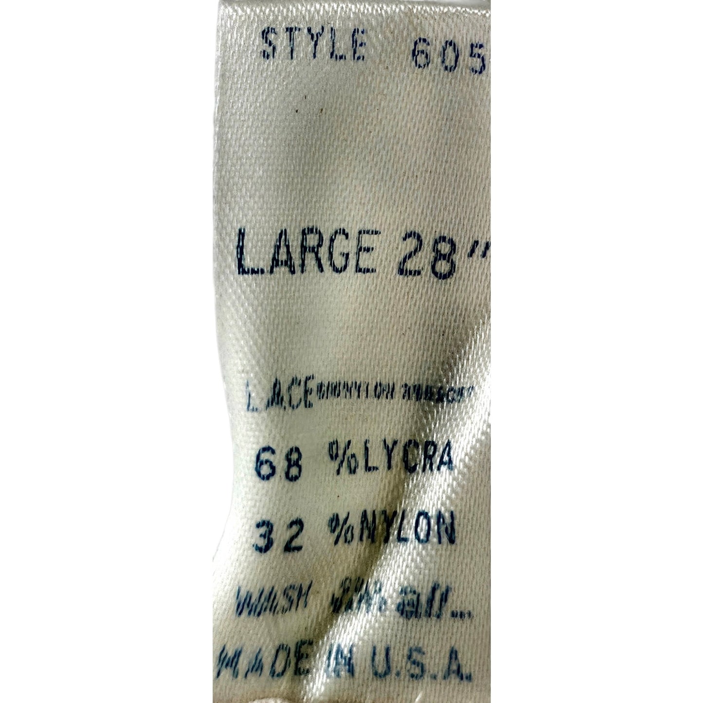 VINTAGE *NEW* 1960's Empire Foundation Women's White Girdle with Garters Size L