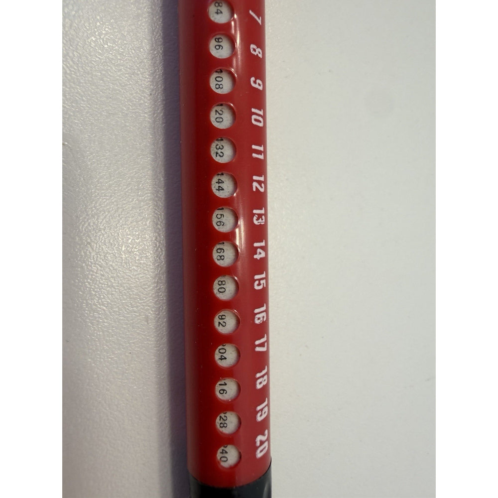 VINTAGE *NEW* 1960's Universal Manual Calculation Pen - Red