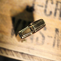 VINTAGE 1950's Ron Imperial Orange/Turquoise Musical Lighter