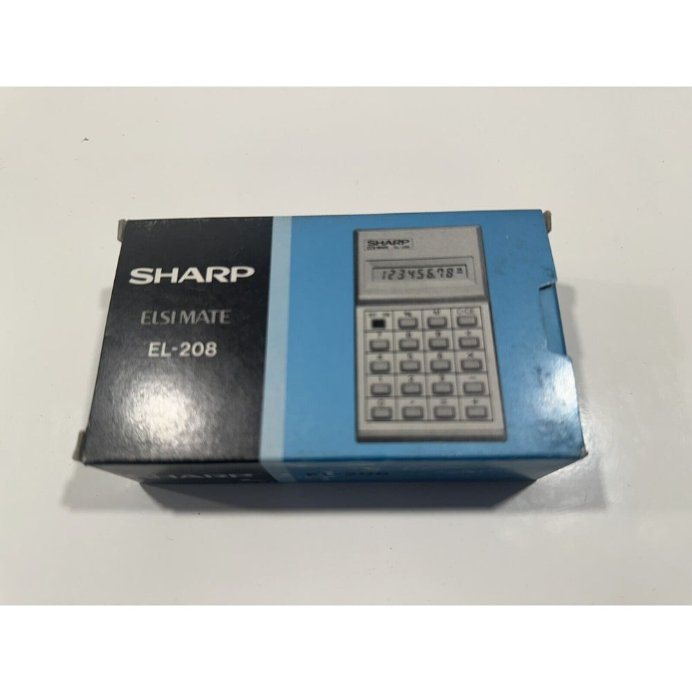VINTAGE *NEW* 1979 Sharp EL-208 Elsi Mate Electronic Calculator