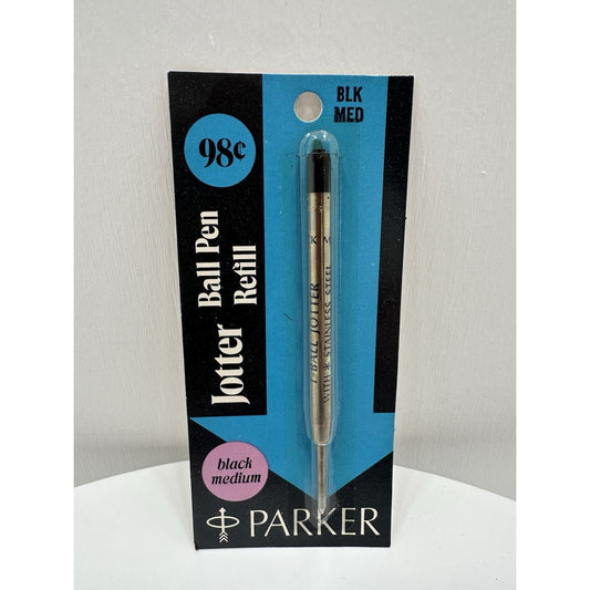 VINTAGE *NEW* 1970's Parker Jotter Ball Pen Refill-Blk Med