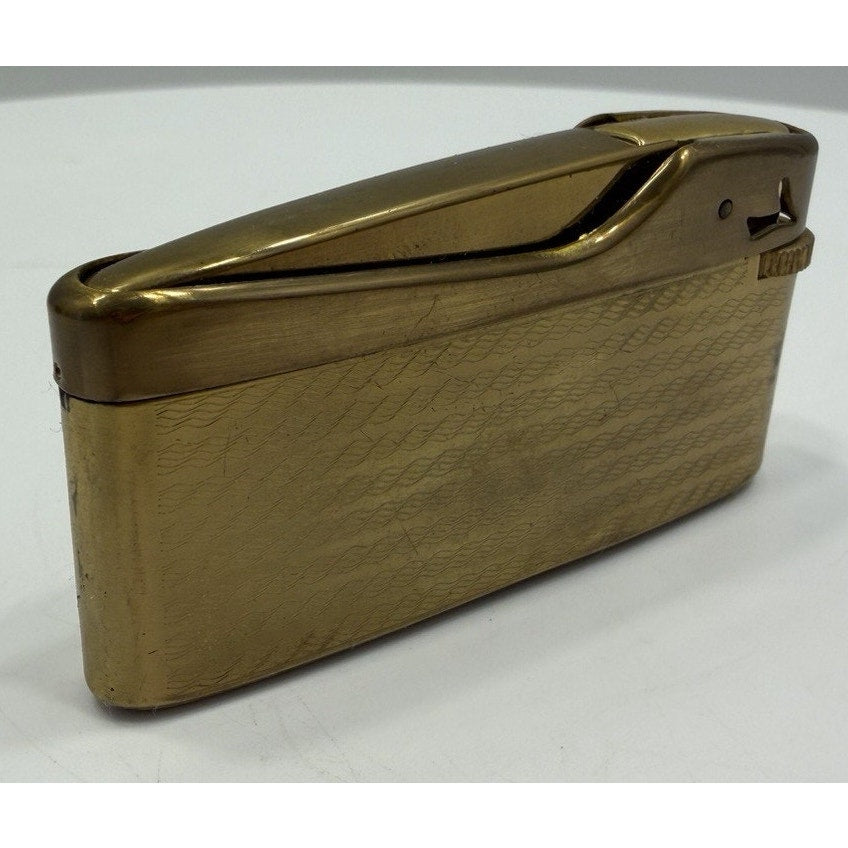 VINTAGE *NEW* 1950's JJJ Butane Wide Brass Super Lighter