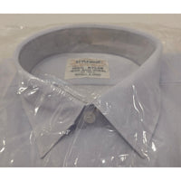 VINTAGE *NEW* 1960's STYLEWISE Light Blue Men's Shirt 100% Nylon Size 14-32