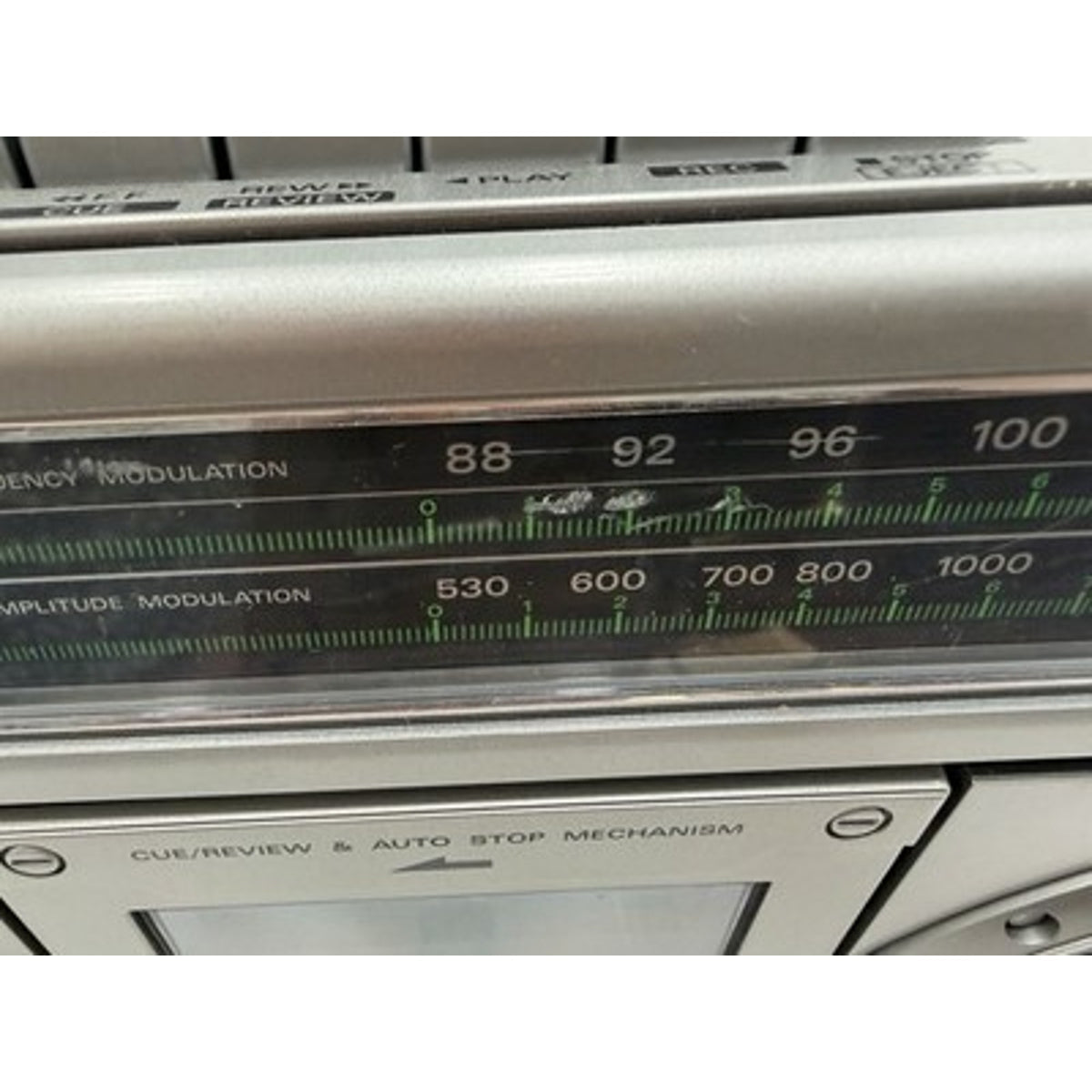 VINTAGE *PRISTINE* 1980's Hitachi TRK-8000H Cassette Tape AM/FM Radio Boombox