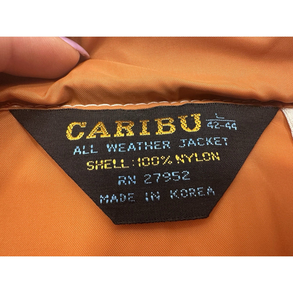 VINTAGE *NEW* 1970's Caribu Men's Nylon All Weather Zip Hood Jacket - Large